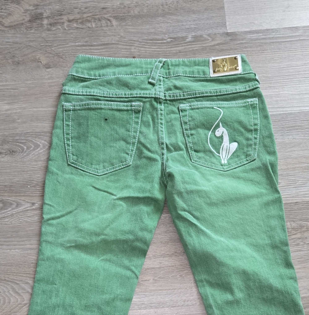 Baby Phat Green Jeans Size 3